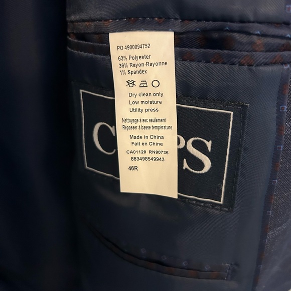 Men’s Chaps Sport Coat 46R - Picture 4 of 6
